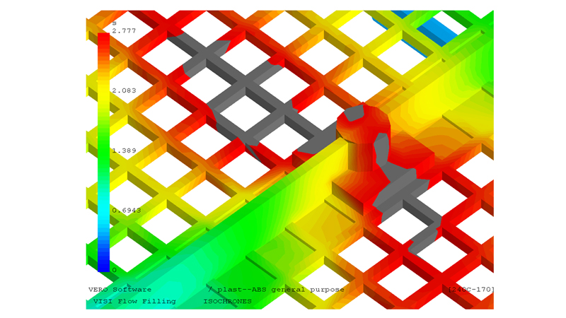 『SolidWorks』と『VISI Flow』の活用で流動解析をシミュレーション